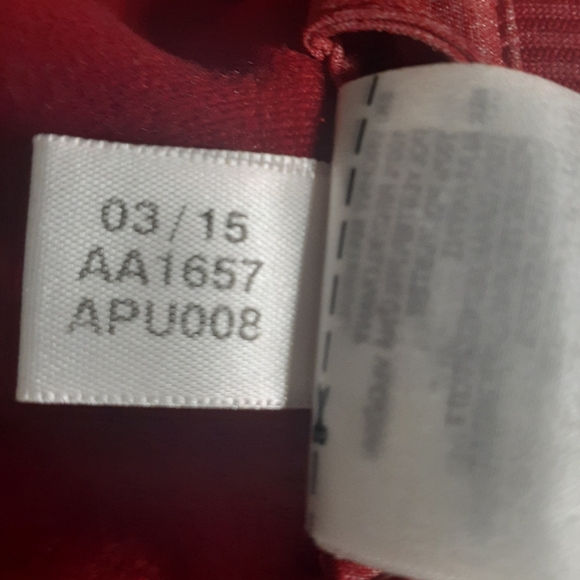 Adidas Men's AC Milan 2015 Anthem Track Jacket Red Size Small - Picture 6 of 7